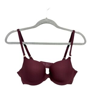 Soma Bodify Demi Bra Size 34D Push-up Mulberry Perfect Coverage NWOT